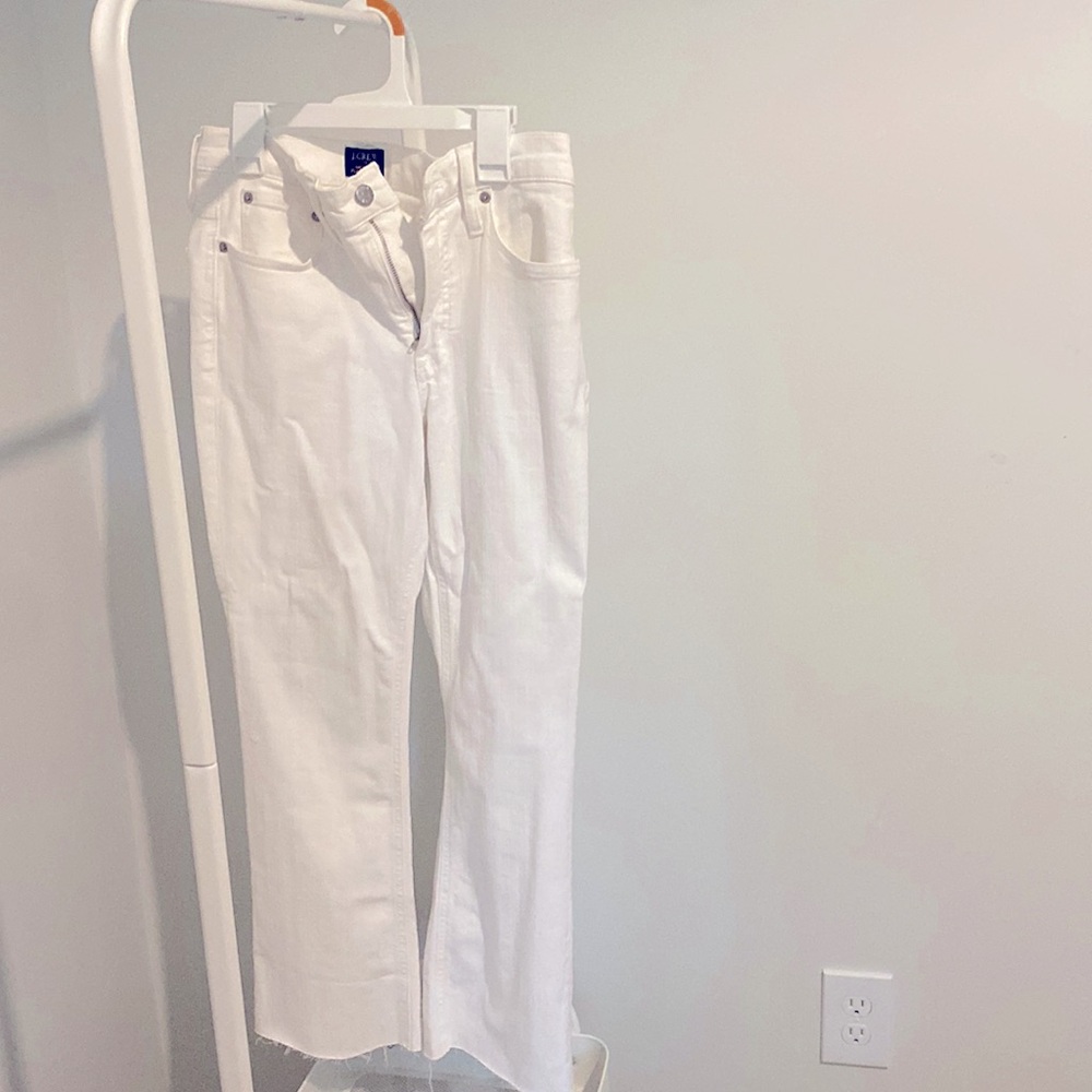 JCrew, size 27, mid-rise flair crop